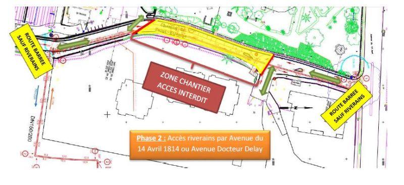 travaux chemin st etienne phase 2